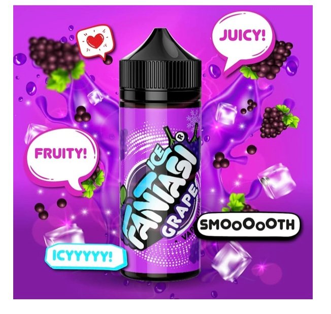 Fantasi Ice E-Liquid(70/30)100ml 0 Nicotine - Image 16