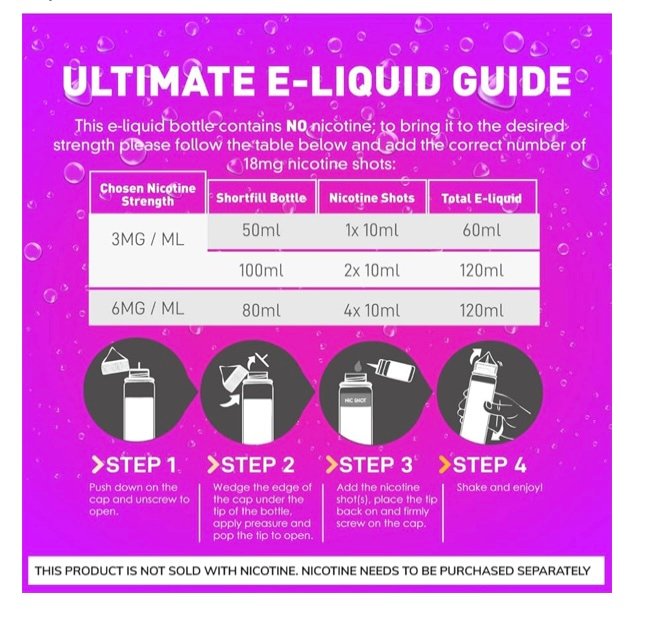 Fantasi Ice E-Liquid(70/30)100ml 0 Nicotine - Image 14