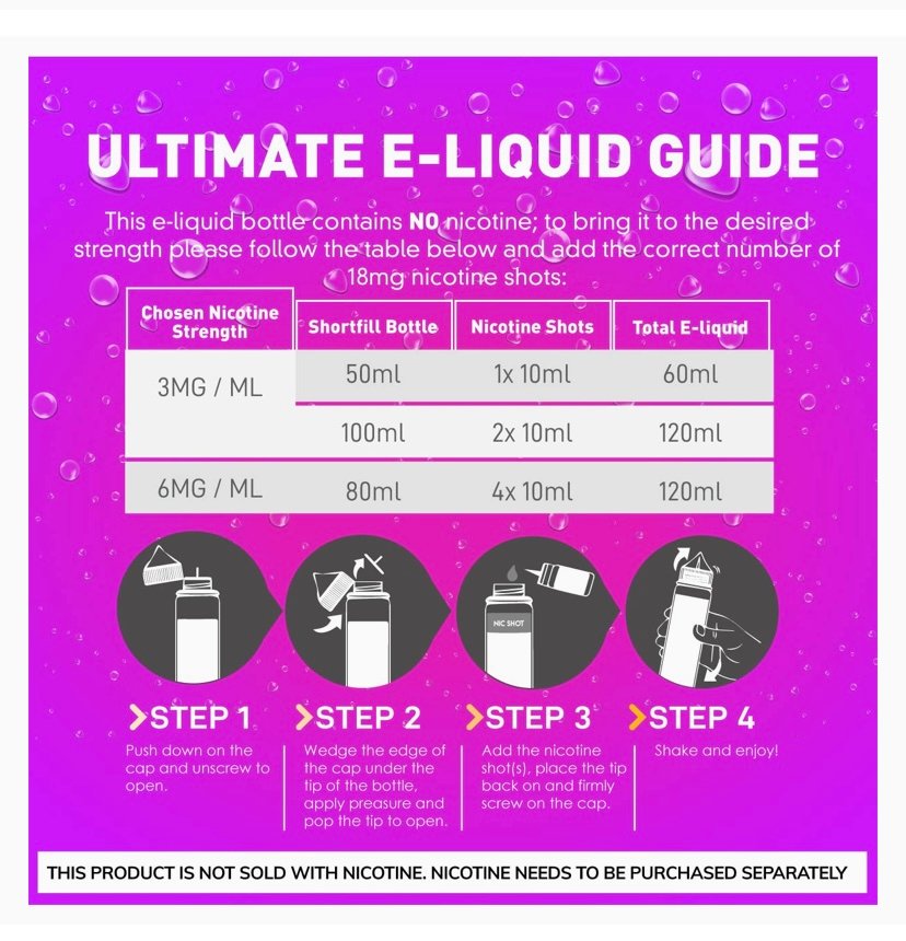 Fantasi Ice E-Liquid(70/30)100ml 0 Nicotine - Image 13