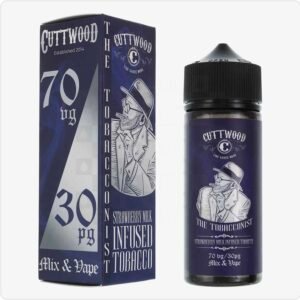 Caramel Infused Tobacco | The Tobacconist by Cuttwood E Liquid | 100ml Short Fill