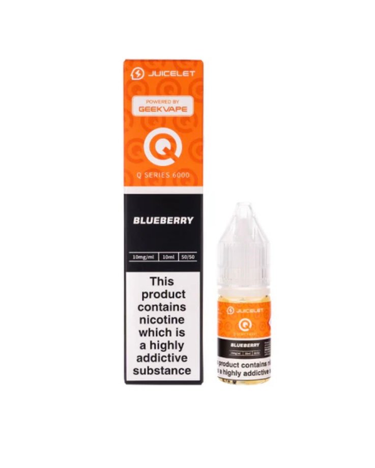 Blueberry Q Series 6000 Nic Salt E-Liquid by Juicelet