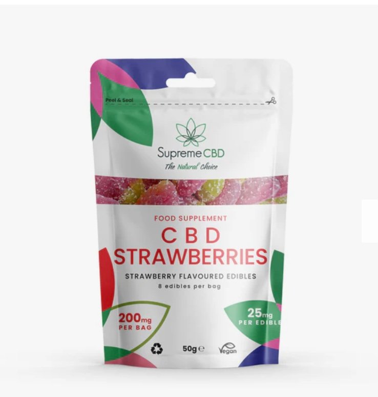 CBD Gummy Strawberries Grab Bag (200mg)