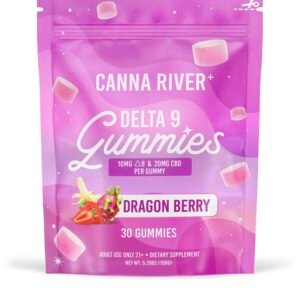 DELTA 9 THC GUMMIES WITH CBD – DRAGON BERRY – CANNA RIVER