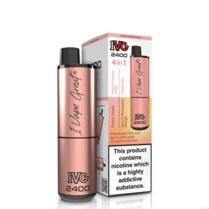 IVG 2400 Peach Edition 4 In 1 20mg Disposable Vape