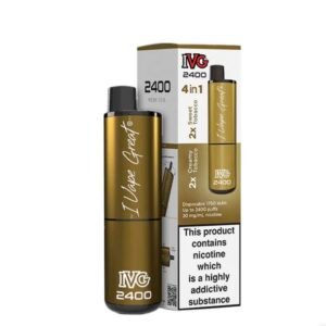 IVG 2400 Tobacco Edition 4 In 1 20mg Disposable Vape