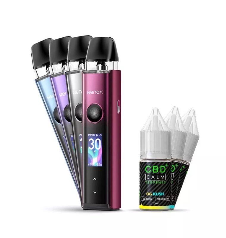 CBD Terpenes Vape Pack with GeekVape Wenax Q