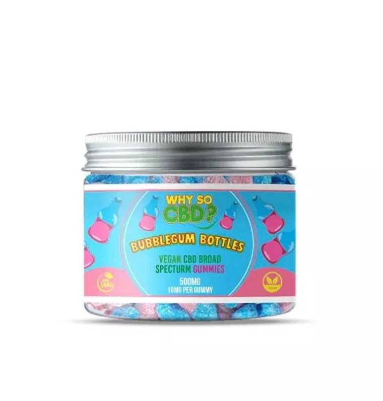 Why So CBD? Bubblegum Bottles 500mg