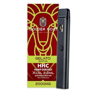 HHC Vape Device, 2000mg, Rechargeable/Disposable – Gelato