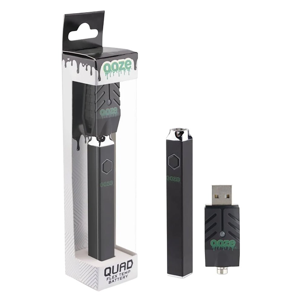 Ooze Quad Flex Temp Square Vape Pen 510 Battery - Image 4