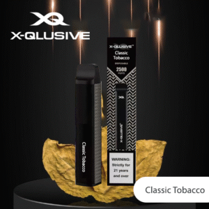 X-QLUSIVE CLASSIC TOBACCO – 2500 PUFFS